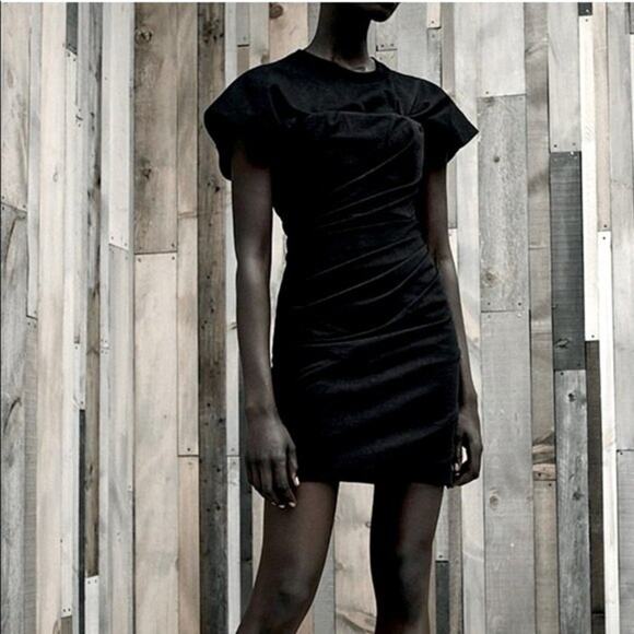 NWT Alexander Wang Draped Bustier Structured Dress Size 4 - Picture 15 of 15